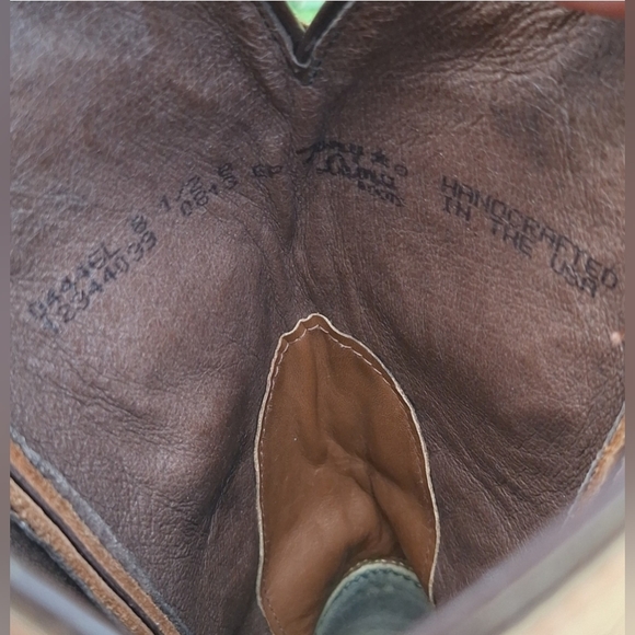 Tony Lama Brown Western Cowboy Boots